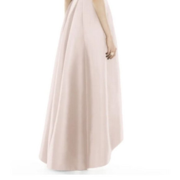 Alfred Sung Blush Strapless High/Low Ballgown D699S - Picture 4 of 4